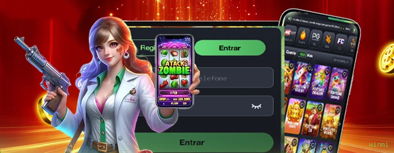 Aplicativo móvel winmi para iOS e Android